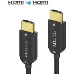 Pixelgen PXLGLASS 4K Hybrid Glasfaser/Kupfer Interconnect Kabel 30m