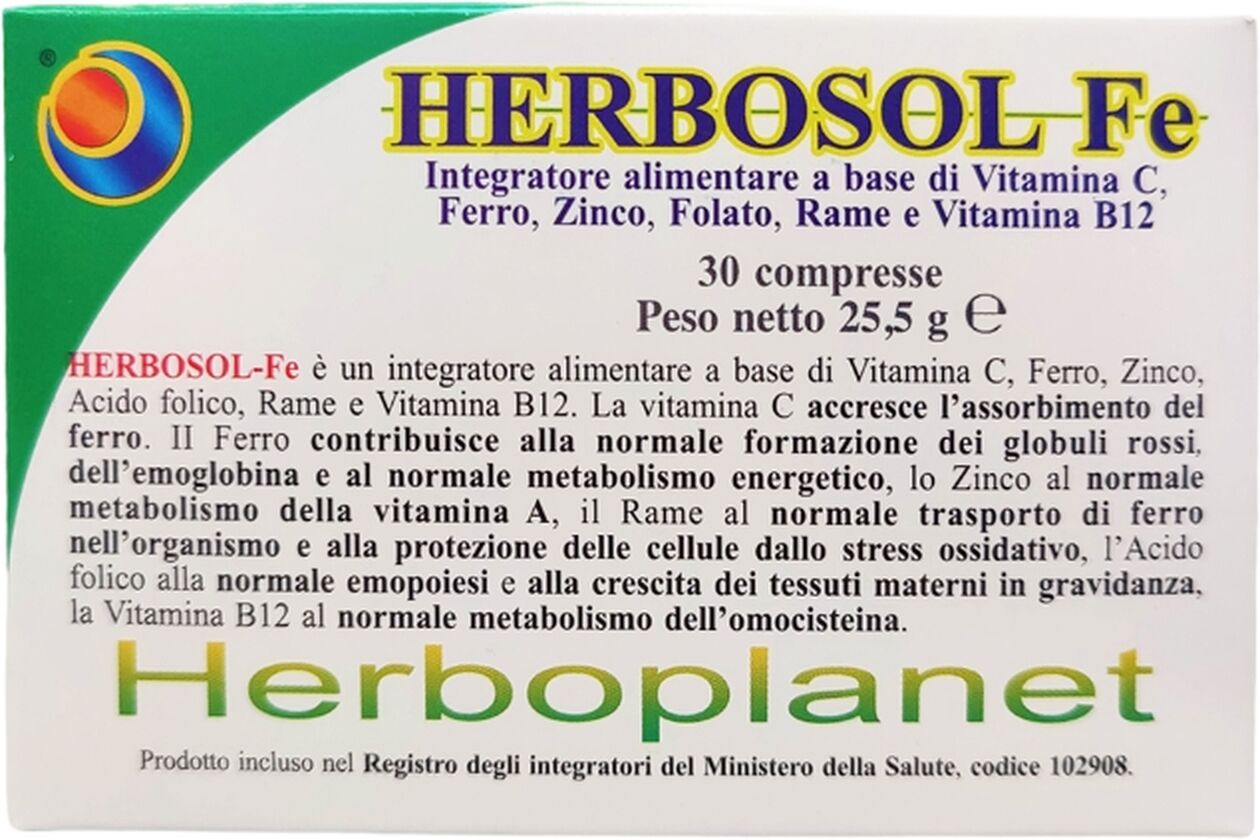 Herboplanet Herbosol Fe 30 Tablets
