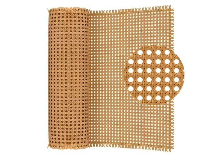 Handgewebte Polyrattan-Gurtbandrolle Sechseckiges Netz for Stühle, Schränke, Betten(40x200cm)