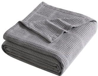 Kenneth Cole New York Waffle Grid Blanket