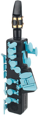 Odisei Music Travel Sax 2 Turquoise Schwarz