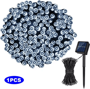Inspire Essentials GlowCharm Solar Fairy String Lights For Garden And Holiday Decor c 21.3ft(6.5m) 30led