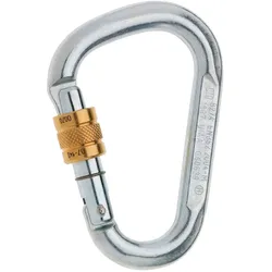 Edelrid Steel HMS Schraubkarabiner - One Size - silver