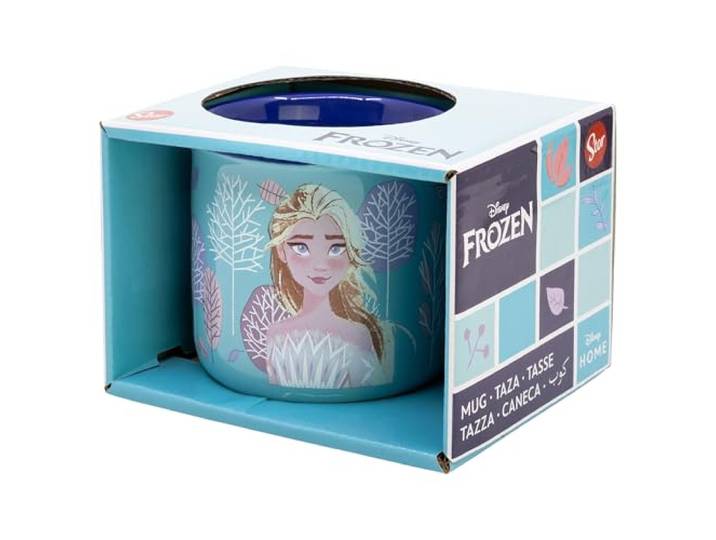 Stor Mug en Céramique La Reine des Neiges 355ml - Tasse à Café Officielle Disney avec Design Original en Boîte Cadeau - Idéal Café\, Thé et Chocolat