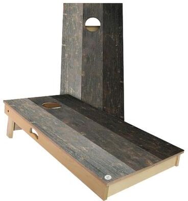 Skip's Garage Germany Flag Rustic Outdoor Cornhole Board Set