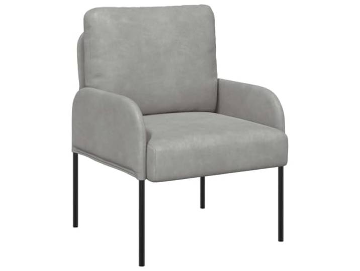 Makastle Sofa Couchs mit Kissen 55cm Hellgrau Sperrholz