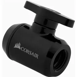 Corsair Hydro X Series XF Adapter Shut-off ball valve, Wasserkühlung Komponenten Zubehör, Schwarz