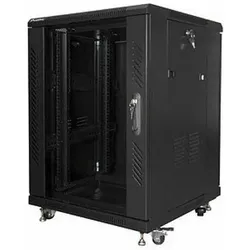 Lanberg ARMARIO RACK 15U 600X600 AUTO ENSAMBLADO 19" HASTA 800KG NEGRO (19 Zoll Rack), Serverschrank, Schwarz