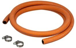 Hamilton Gas Products Ltd 10mm x 5m of High Pressure Gas Hose and Jubilee Clips