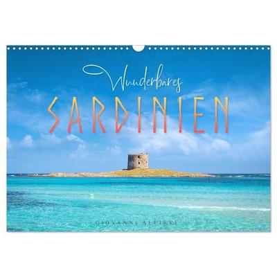 Wunderbares Sardinien (Wandkalender 2027 DIN A3 quer), CALVENDO Monatskalender