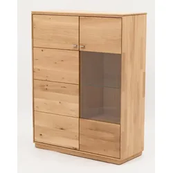Boegner Highboard Alexandra Holz Wildeiche Bianco