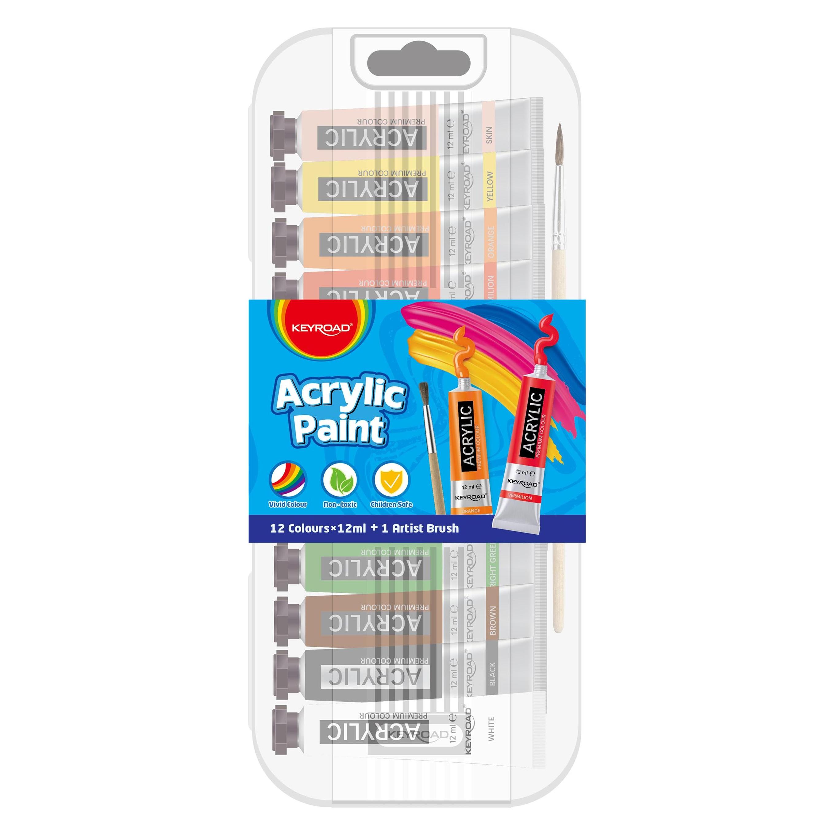 Keyroad Acrylfarben, 12x12ml, Farben mischen (12 ml) (47816466)