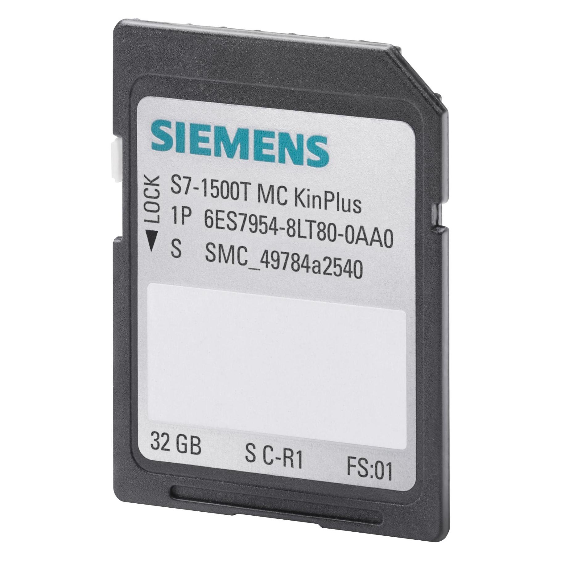 Siemens SIMATIC S7, 6ES7954-8LT80-0AA0Memory Card für S7-1500T (6ES79548LT800AA0)