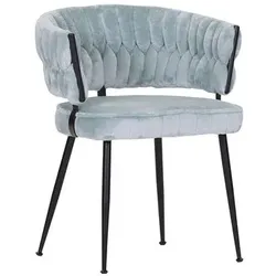 2er-Set Gutmann Factory Stuhl Curly Stoff Grün Mint