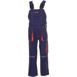 Planam, Arbeitshose, Latzhose marine/orange 158/164 170/176 (170)
