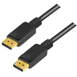 LogiLink CV0139 DisplayPort-Kabel 5 m Schwarz