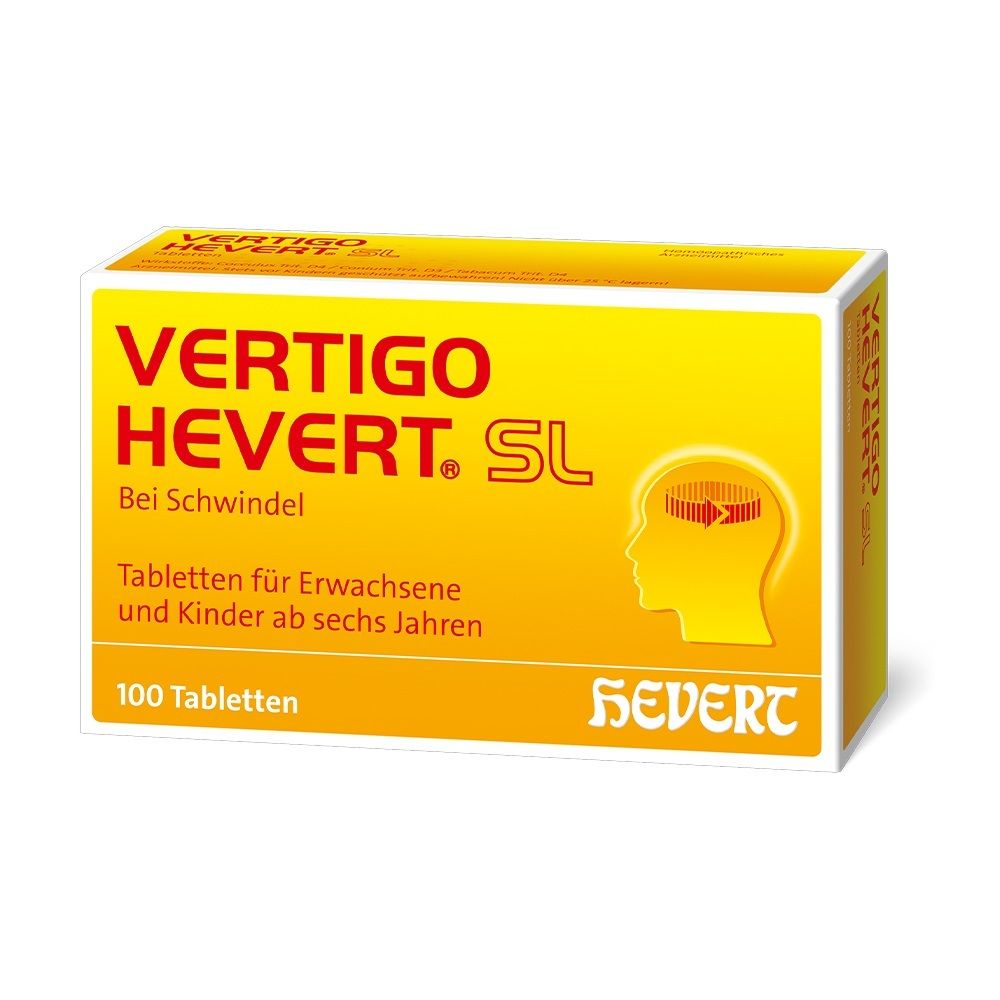 Vertigo Hevert SL Tabletten 100 St