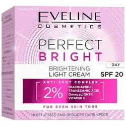 Aufhellende leichte Creme mit LSF 20