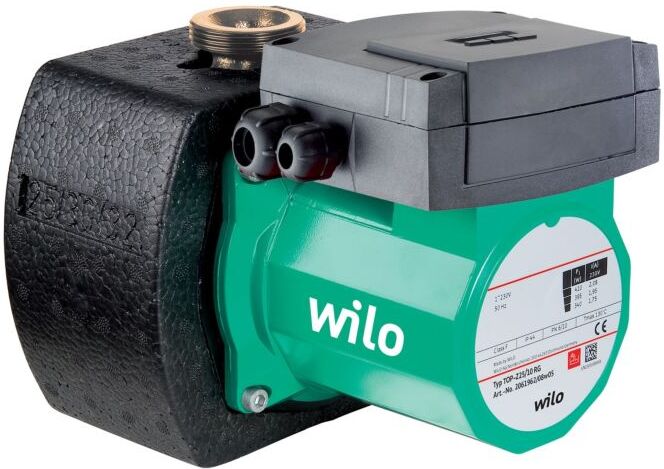 Wilo Top-z Standard-Trinkwasserpumpe 2059857 30/10, PN 10, 230 V, Rotguss-Gehäuse