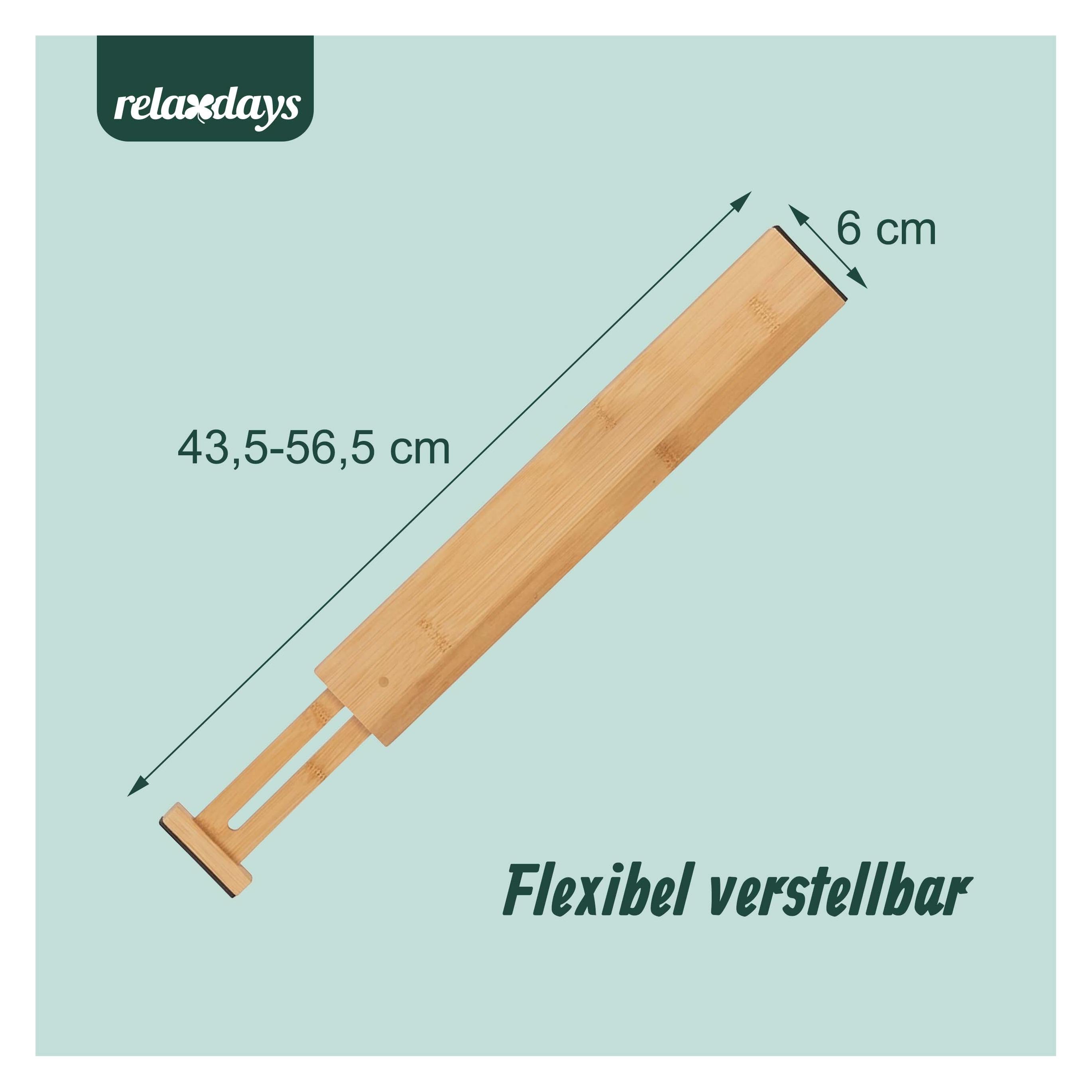 Relaxdays 4x Schubladentrenner (4052025537050)