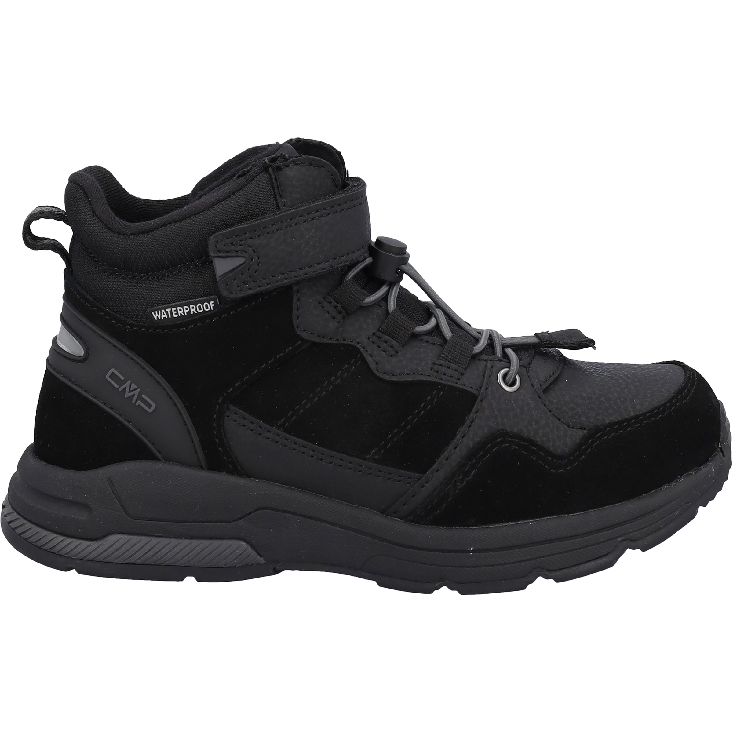 CMP Hadil Leather WP Kinder Freizeitschuhe schwarz Größe 37 Lifestyle Wasserdicht
