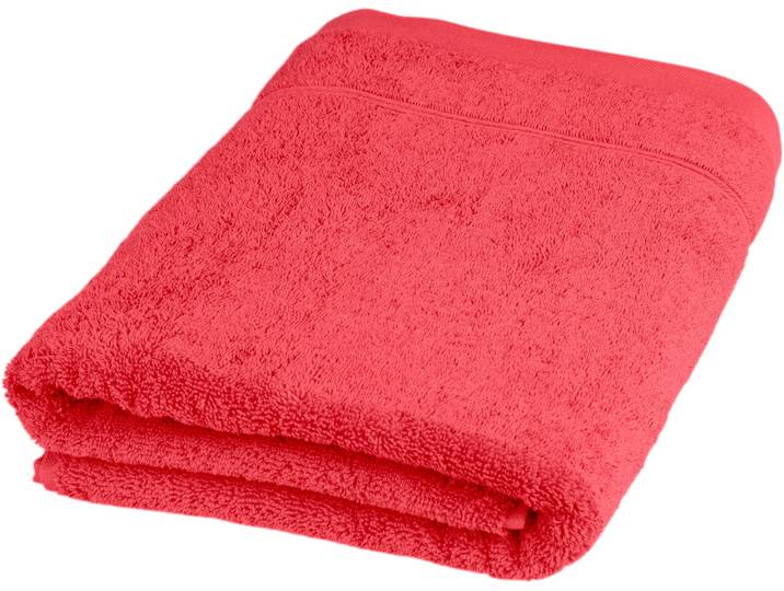 Badetuch ROSS Rubin , rosa (malve), B:70cm L:140cm, Frottier, Baumwolle, Handtücher, Badetuch, 100% Baumwolle