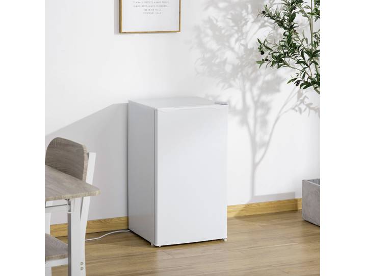 HOMCOM Mini Frigo 91L Porte Réversible Compact Blanc