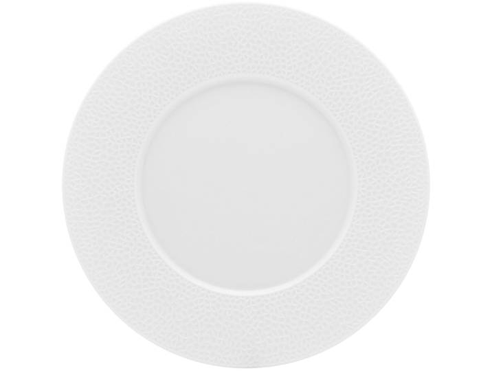 DEGRENNE Teller flach Collection L Fragment weiss Porzellan D 32 cm 3 Stk