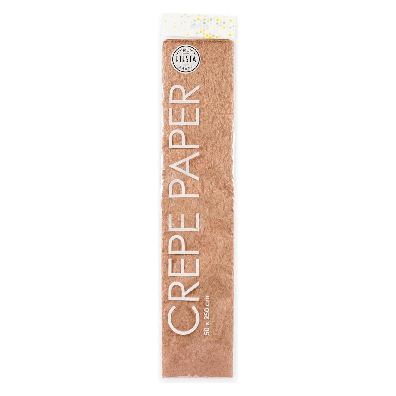 Globos Europe Krepppapier Roségold, 50x250cm (5712735020042)
