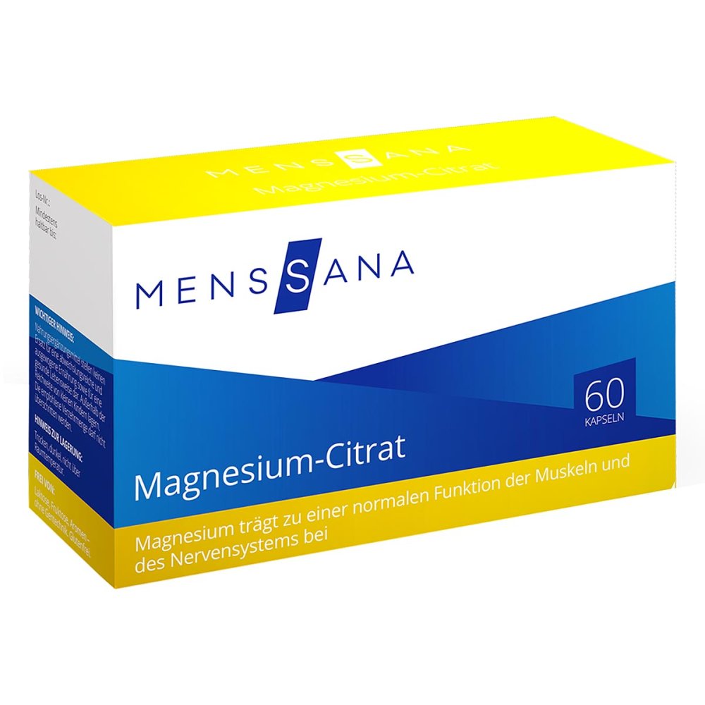 MensSana AG Magnesium-Citrat MensSana Kapseln 09486197