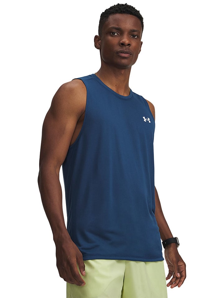 Under Armour Trainingstop in Dunkelblau - L