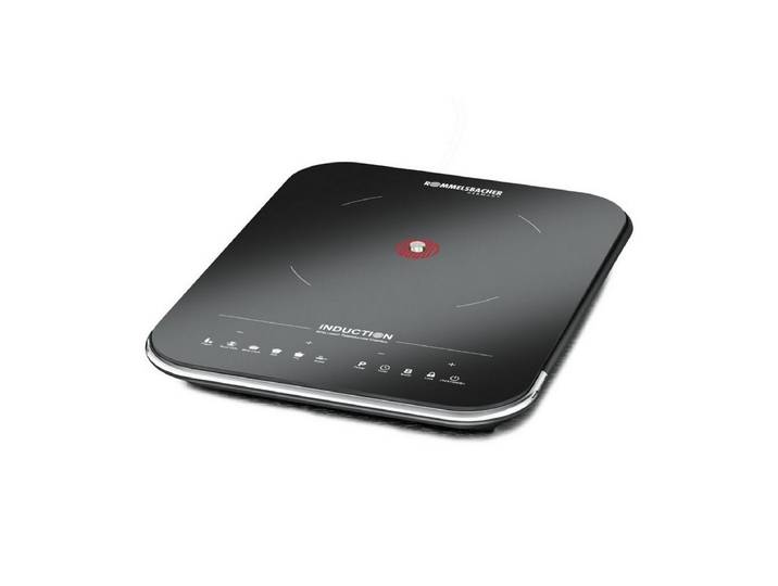 Rommelsbacher Einzel-Induktionskochplatte Einzelkochplatte mit Temperatursensor, Induktion