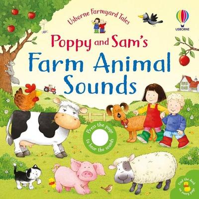 Poppy and Sam's Farm Animal Sounds, Gebundene Ausgabe von Sam Taplin, Usborne, 978-1-83540-506-2