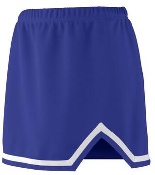 Augusta Sportswear 9126 Athletic Girls Energy Skirt in Purple/White size 2XS   Polyester