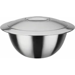 GSW Servierschuessel 5l Thermo+Deckel 32cm, Schüssel + Schale, Silber
