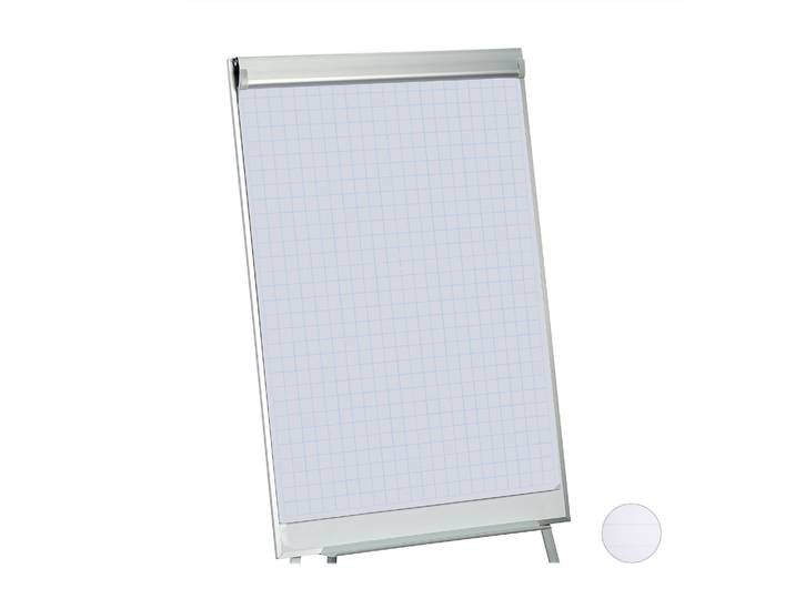 Flipchart Papier 50 Blatt Weiss-Silber