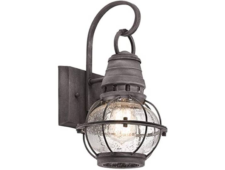 Elstead Bridge Point - 1 Lichte Kleine Buiten Wandlantaarn Zink IP44, E27