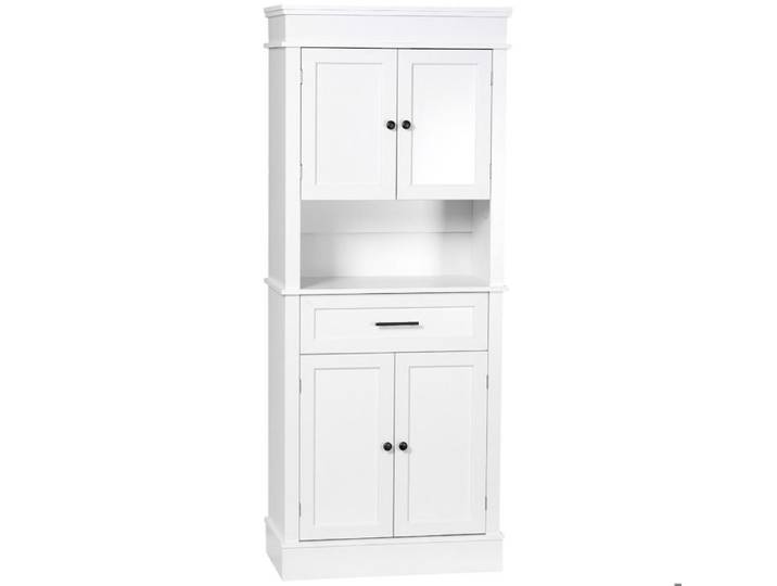 Buffet de cuisine - HOMCOM - étagères réglables - 2 placards - 2 tiroirs - 74 x 39 5 x 183 cm - blanc