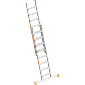 Layher Schiebeleiter Topic 1032, 2 x 8 Stufen, 2-teilig, Arbeitshöhe: 4,10 m