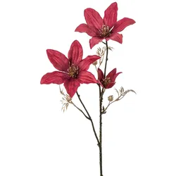 Kunstblume Clematiszweig (H 63 cm) - H 63 cm