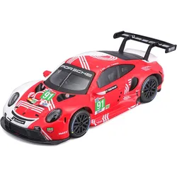 Bburago 18-38308 - Modellauto - Porsche 911 RSR LeMans '20 (rot, Maßstab 1:43)