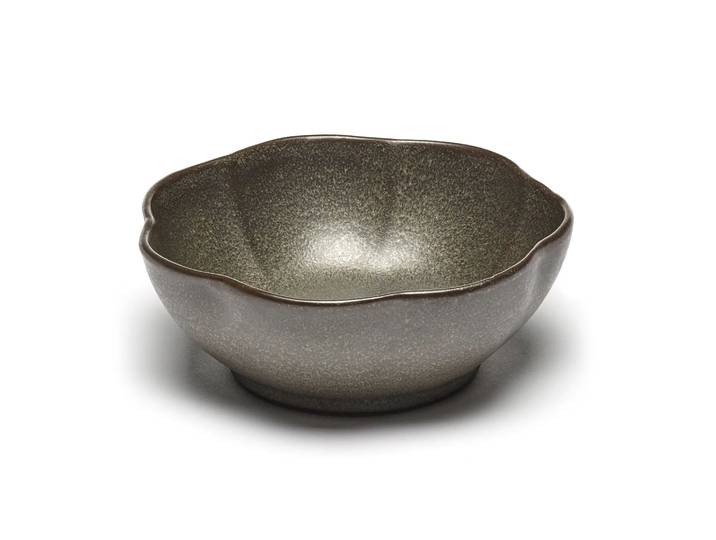Serax Bol strié Inku L Ø13 cm Vert