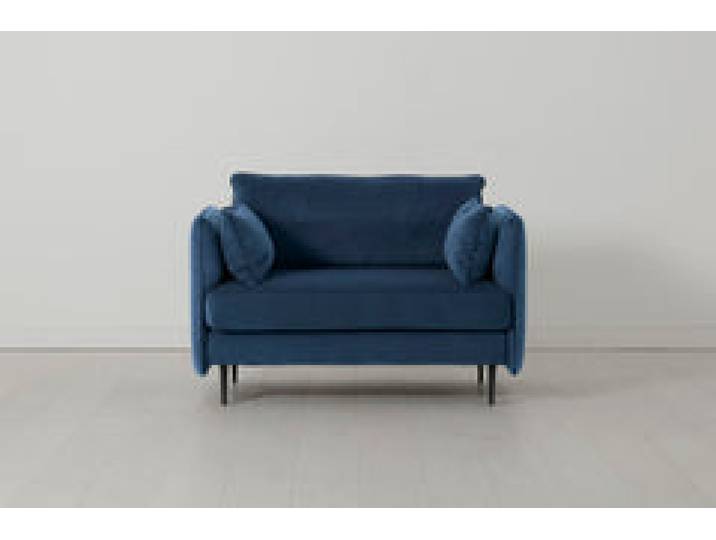 Model 19 Loveseat, Blaugrün