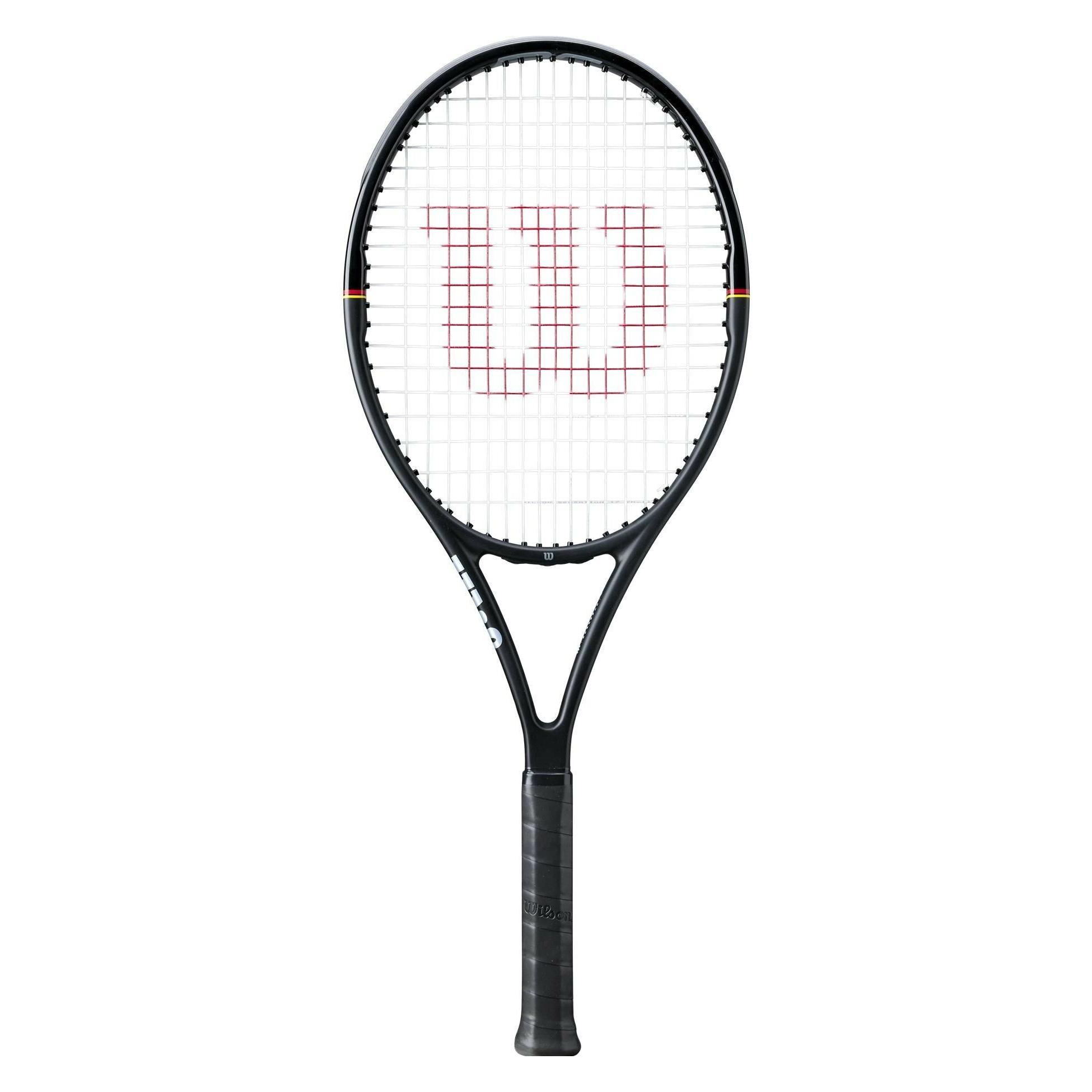 Wilson Pro Staff Team Classic Tennis Racket, Grip Size 1 (1, 360 g, Nicht bespannt) (WR201610U1)