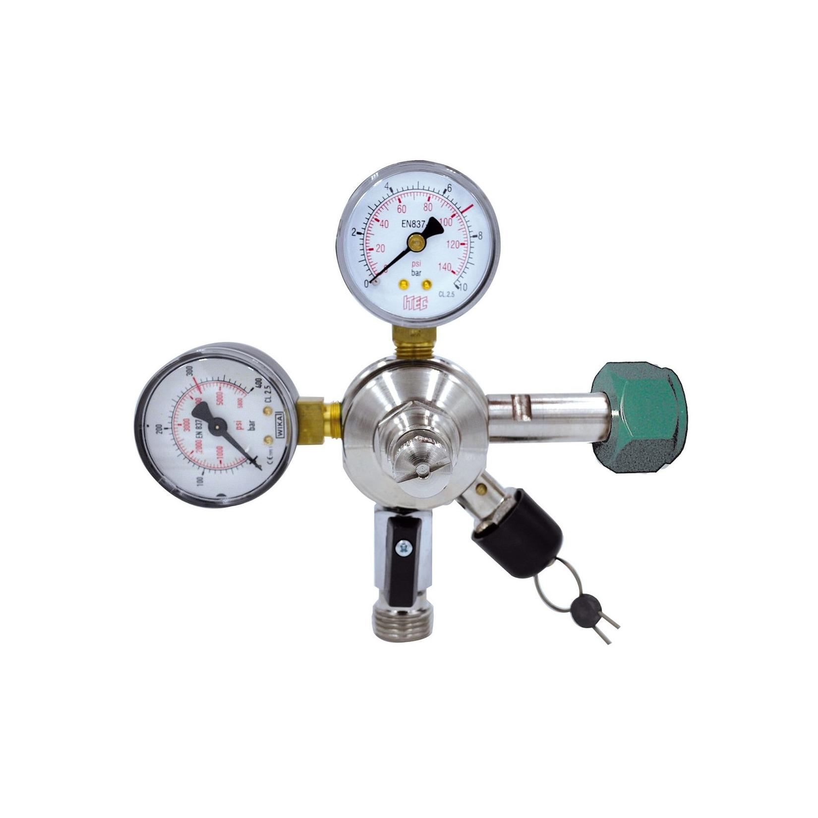 Druckminderer, Druckregler, Druckreduzierventil - Stickstoff (N2), 1-leitig, 7 bar