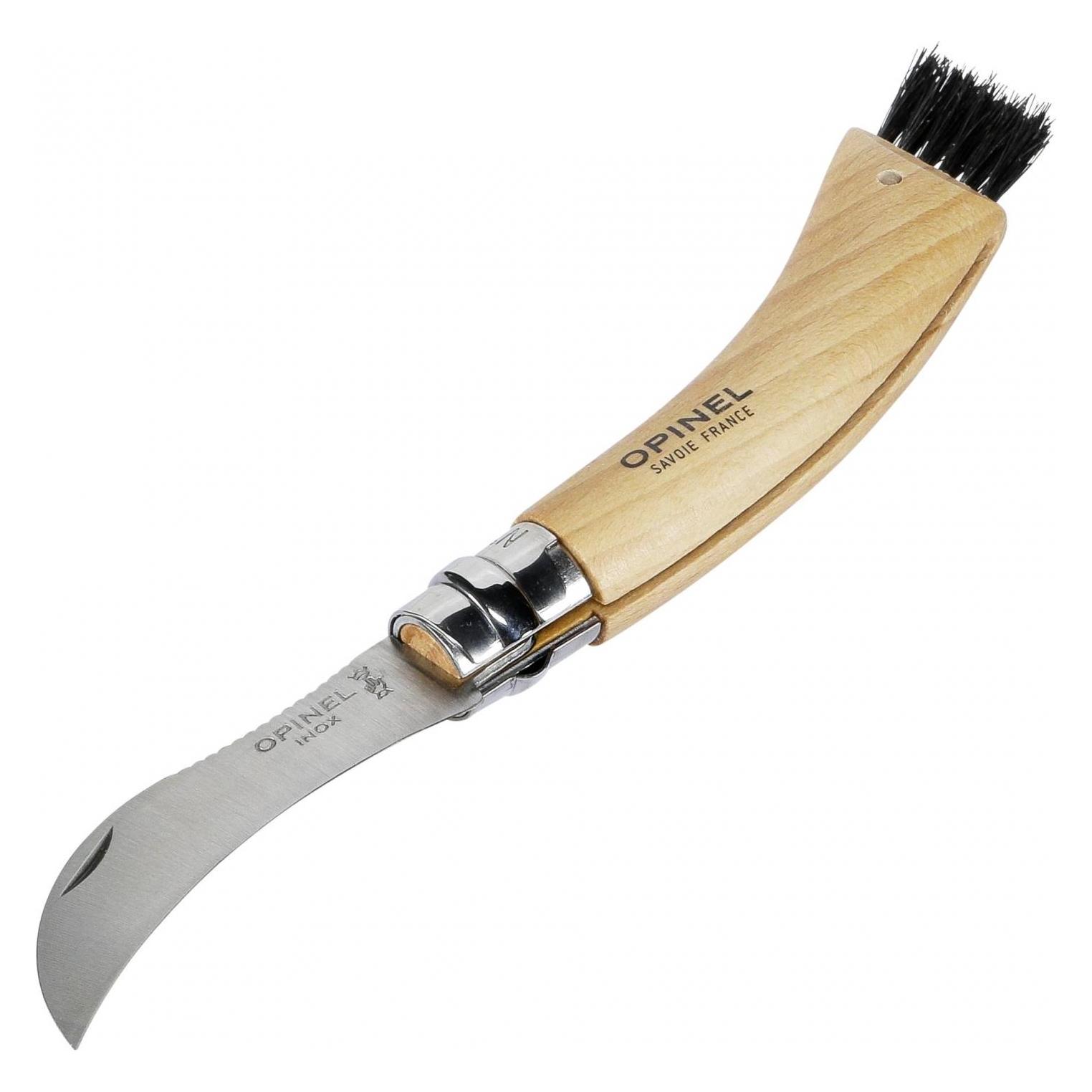 Opinel No 08 Pilzmesser mit Bürste (7 cm) (42.001.252)