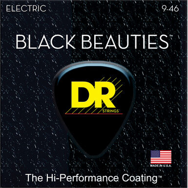 DR Strings Black Beauties BKE-9/46
