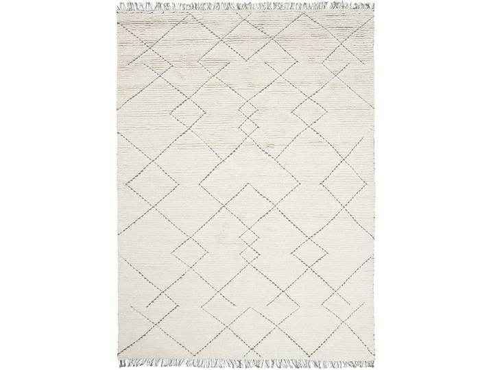 Teppich Torun Weiss Einfarbig Wolle 170 x 240 cm - Teppich