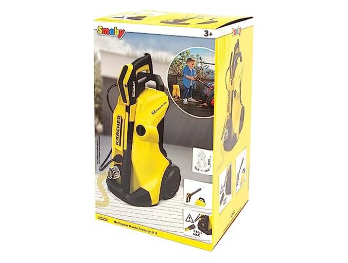 Smoby 360902 - Kärcher hogedrukreiniger K 4, geel