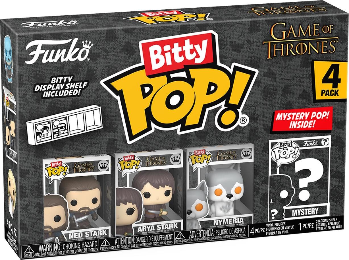 Funko Pop! Game of Thrones Ned Stark, Arya Stark en Nymeria Figurenset